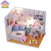 소녀의 침실 DIY 목조 주택