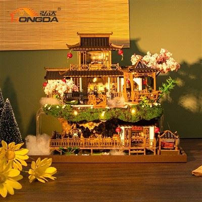 Luxury Diy Chinese Style Doll House Luxury Diy Chinese Style Doll House